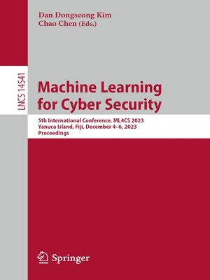 cover image of Machine Learning for Cyber Security